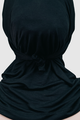 Nomi Sport Hijab Olahraga - Black