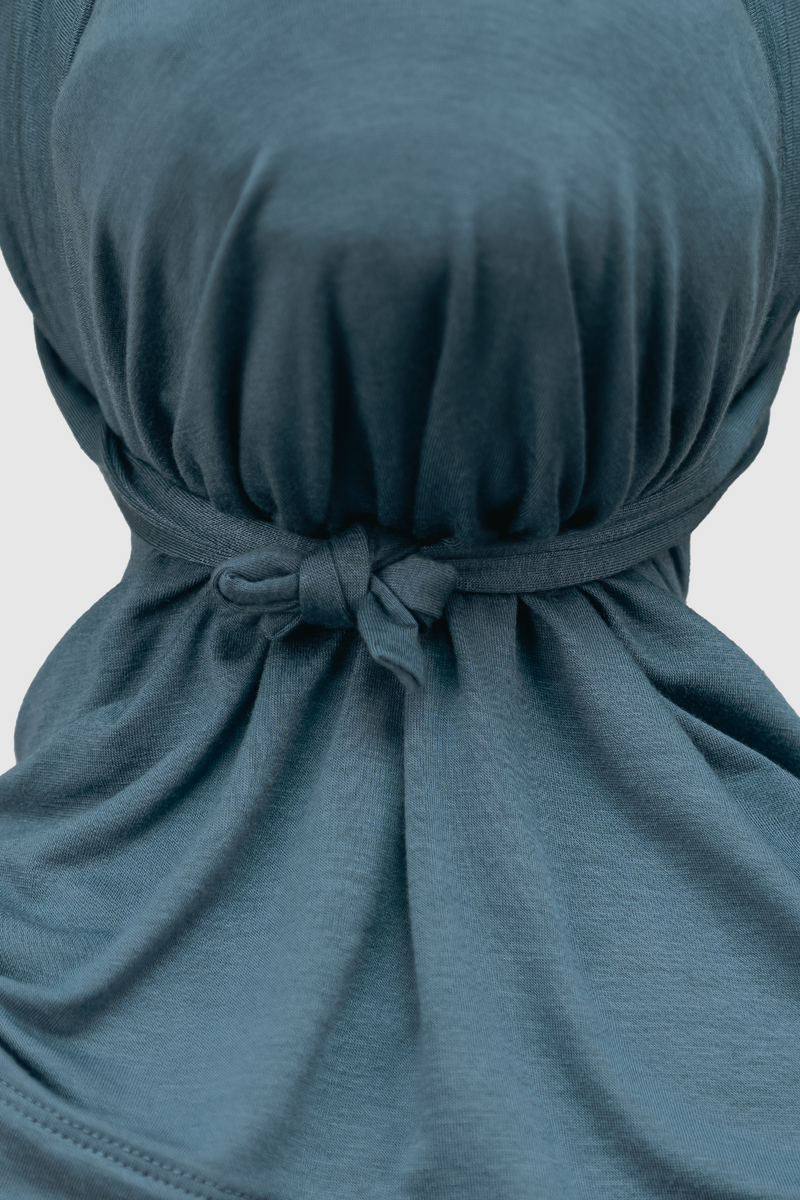 Nomi Sport Hijab Olahraga - Blue