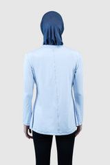 Nomi Sport Flare Shirt Regular - Blue