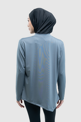Taneeya Oversized Inner Top - Cool grey
