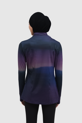 HIA Everywear X PRIOR Nala Printed Slim Fit Long Sleeve Shirt - Sunset Printed
