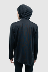 Taneeya Oversized Inner Top - Black