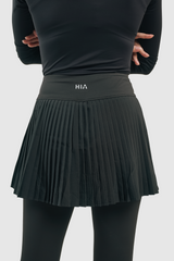 Lumi Pleats Sport Skort - Black