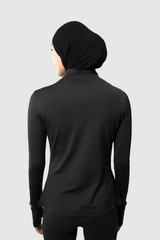 Lumi Slim Fit Ruched Sport - Black