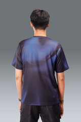 Nala Men Printed Short Sleeve - Navy