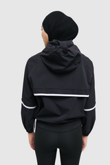 HIA Everywear X PRIOR Nala Oversized Sport Jacket Gym Yoga Pilates - Black