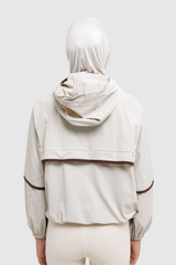 HIA Everywear X PRIOR Nala Oversized Sport Jacket Gym Yoga Pilates - Cream