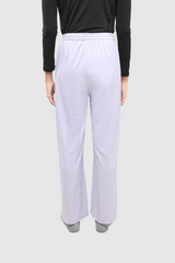 Lumi Drawstring Wide Pants - Icy Lilac