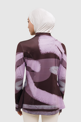 HIA Everywear X PRIOR Nala Printed Slim Fit Long Sleeve Shirt Sandstone