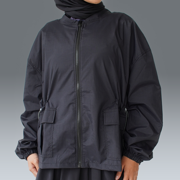 Nala Pleats Jacket - Black