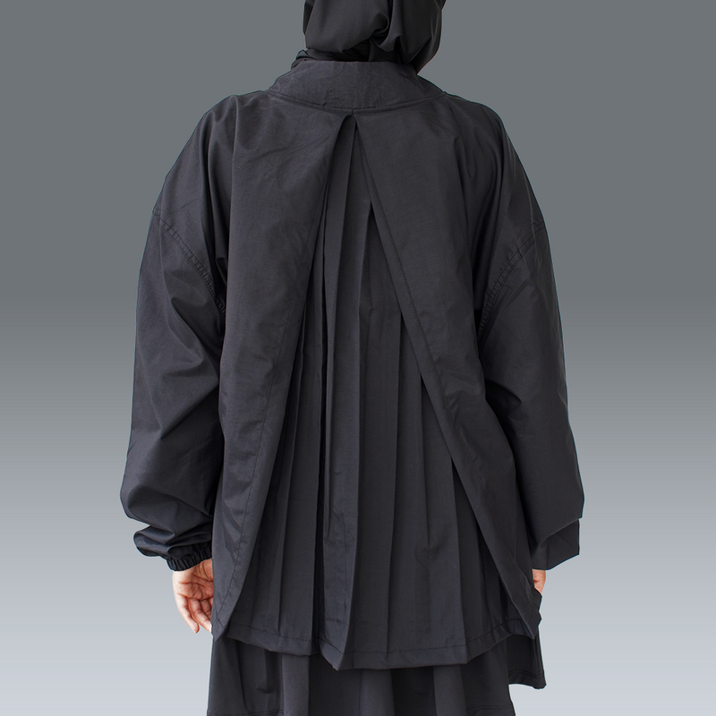 Nala Pleats Jacket - Black