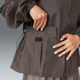 Nala Pleats Jacket - Brown
