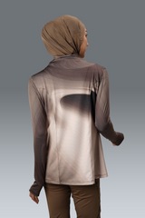 Nala Printed Long Sleeve - Brown