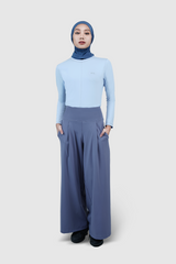 Nomi Sport Flare Shirt Regular - Blue