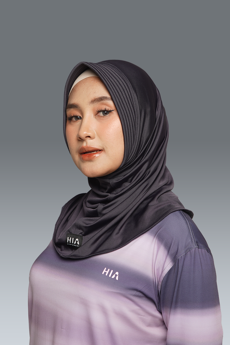 Aleena Hijab - Dark Grey