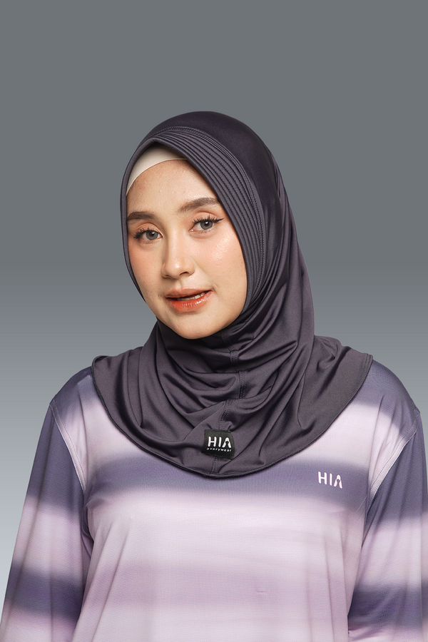 Aleena Hijab - Dark Grey