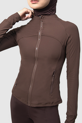Lumi Slim Fit Sport Jacket - Brown