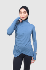 Lumi Slim Fit Ruched Sport - Slate