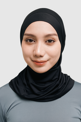 Lumi Sport Hijab - Black