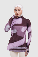 HIA Everywear X PRIOR Nala Printed Slim Fit Long Sleeve Shirt Sandstone