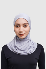 HIA Everywear Areesa 2.0 Sport Hijab - Light Grey