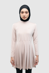 HIA Zaylin Baju Olahraga Wanita Dress Tennis - Almond