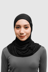 HIA Everywear Areesa 2.0 Sport Hijab - Black