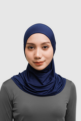 HIA Everywear Areesa 2.0 Sport Hijab - Navy