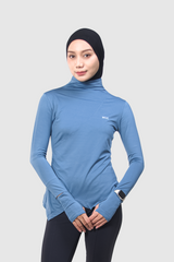 Lumi Slim Fit Ruched Sport - Slate