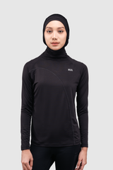 Kina Shirt Long Sleeve - Black