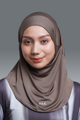 Nala Hijab Inner Instant Hijab Olahraga - Brown