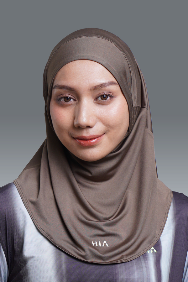 Nala Hijab Inner Instant Hijab Olahraga - Brown