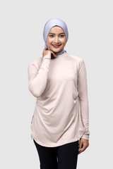 Shafa Body Fit Top - almond