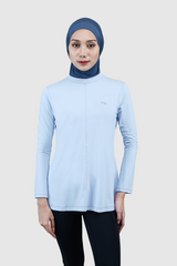 Nomi Sport Flare Shirt Regular - Blue