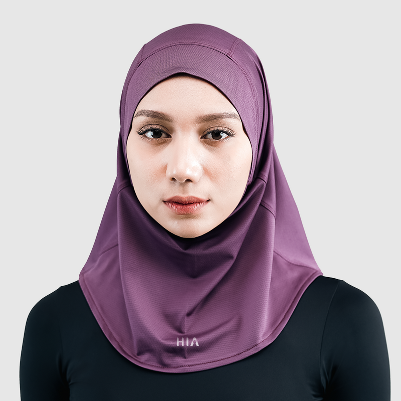 Runa Sport Hijab - Plum – hiaeverywear.com