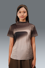 Nala Printed Short Sleeve - Brown