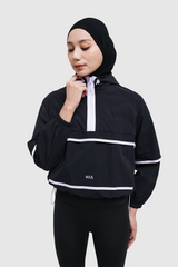 HIA Everywear X PRIOR Nala Oversized Sport Jacket Gym Yoga Pilates - Black