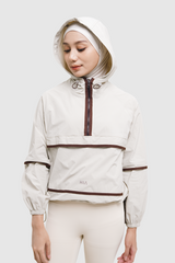 HIA Everywear X PRIOR Nala Oversized Sport Jacket Gym Yoga Pilates - Cream