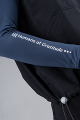 Kina Sport Turtleneck Manset Olahraga - Navy