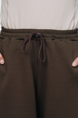Nomi Barrel Sport Pants Olahraga - Brown