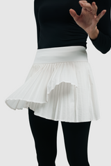 Lumi Pleats Sport Skort - Broken White