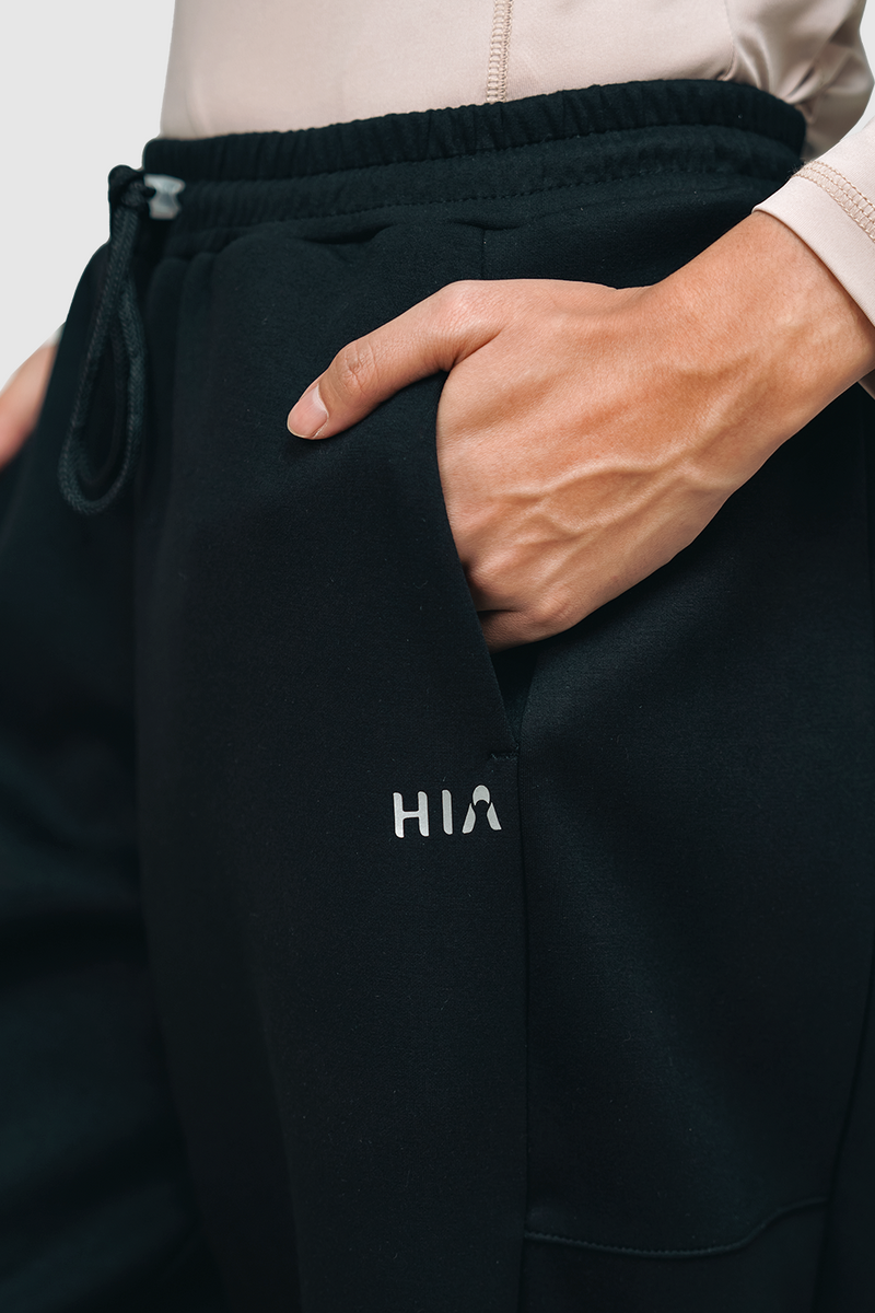 Nomi Barrel Sport Pants Olahraga - Black