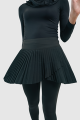 Lumi Pleats Sport Skort - Black