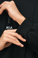 Nomi Half Zip Sport Sweater - Black