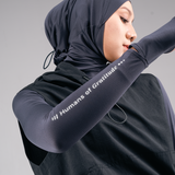 Kina Sport Crewneck Manset Olahraga - Dark Grey