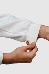 Nomi Half Zip Sport Sweater - Broken White