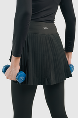 Lumi Pleats Sport Skort - Black