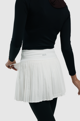 Lumi Pleats Sport Skort - Broken White