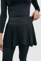 Lumi Pleats Sport Skort - Black