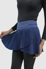 Lumi Pleats Sport Skort - Navy